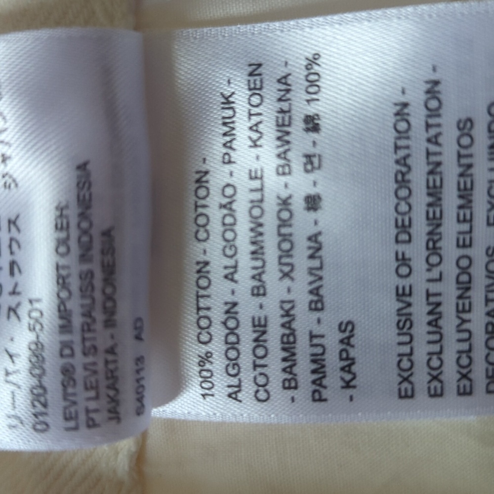 LEVI'S Ribcage Rainbow Denim Mini Skirt 27 - Picture 14 of 16